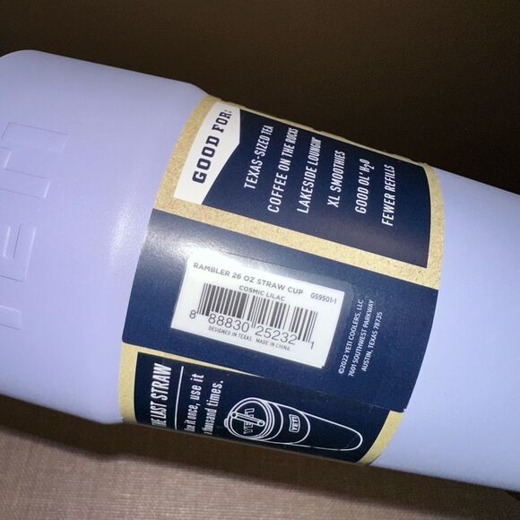 Yeti Rambler 26oz Stackable Cup Cosmic Lilac Purple NO LID Stainless Steel NWT - Picture 4 of 5